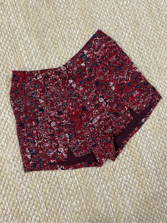 Tavik Pants - Tavik Women’s Navy and Maroon Floral High-Waist Lightweight Shorts
